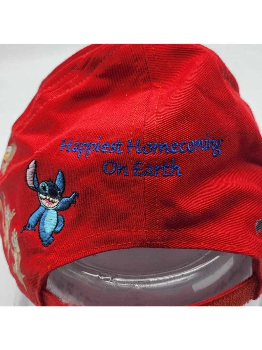 VTG Disneyland Resort 50TH anniversary red Baseball Cap Mickey Mouse Size Youth